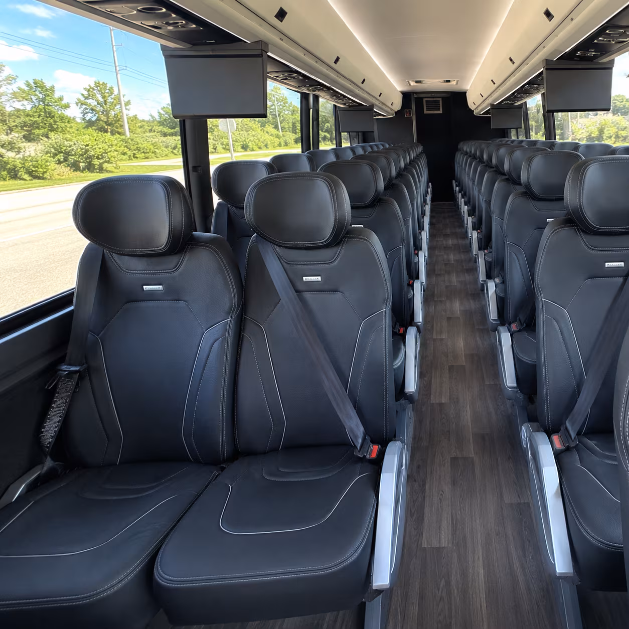 canton charter bus services inside