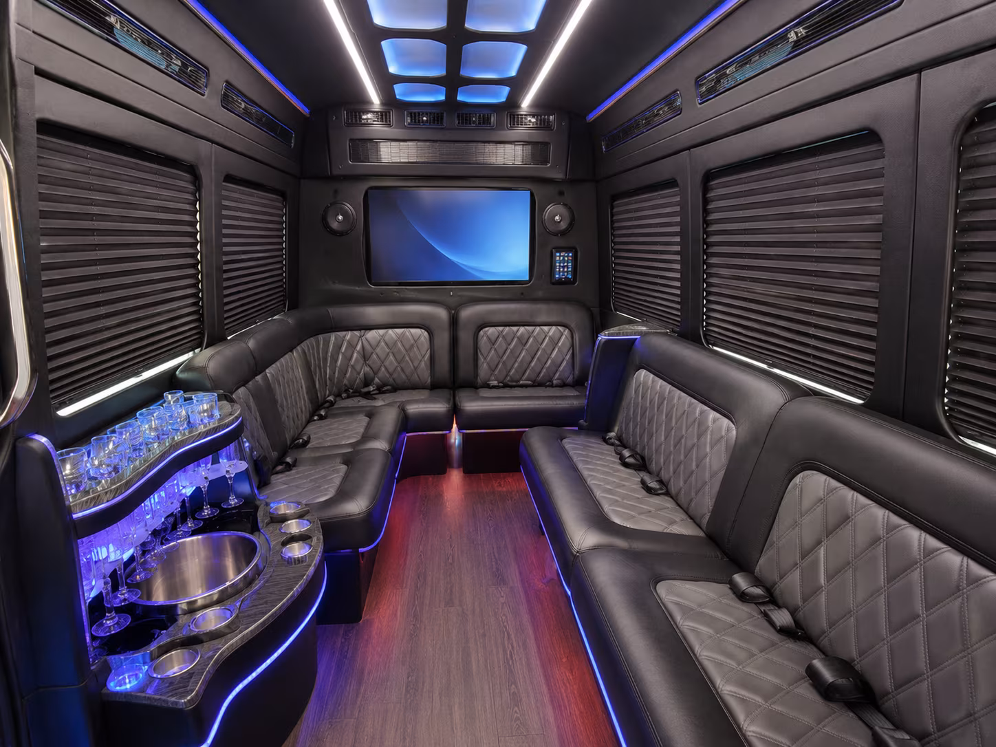 canton party bus interior