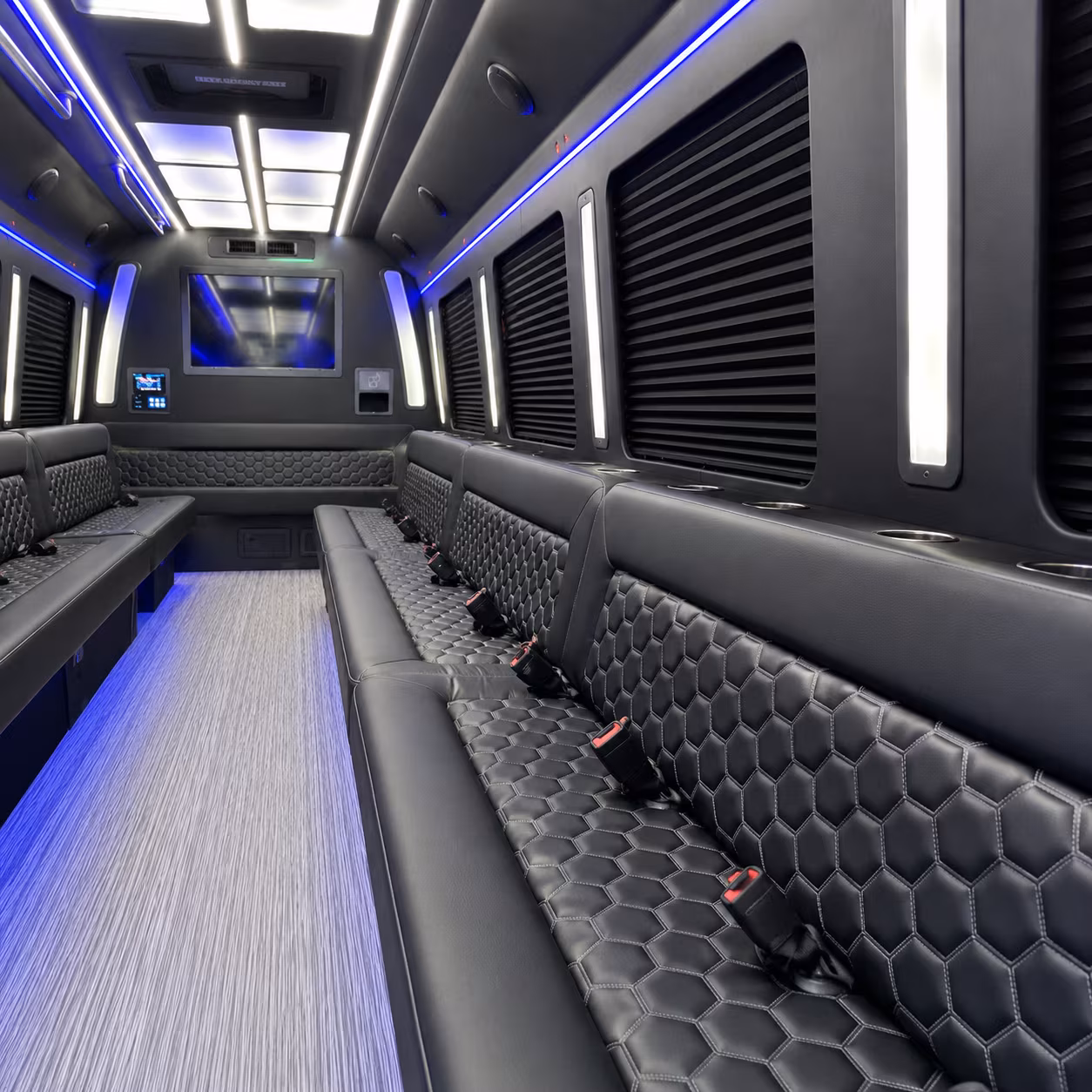 canton party bus rentals inside
