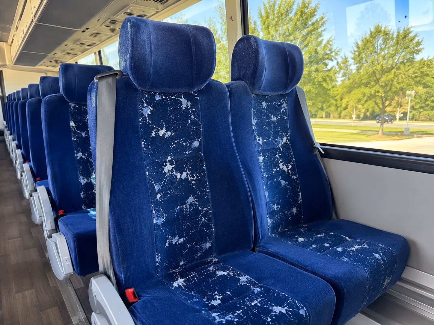 canton sporting event transportation onboard seating